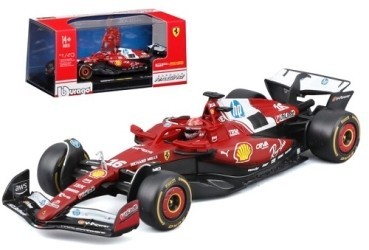 BURAGO F1 2025 Ferrari SF-25 / 16 (Season 2025 C Leclerc) (avec pilote /boite vitrine) Voitures
