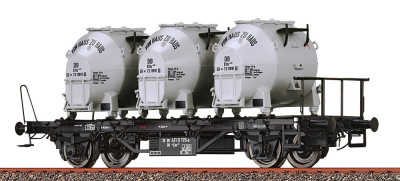 BRAWA wagon porte conteneurs Lbs 577 mit Ddikr 621 