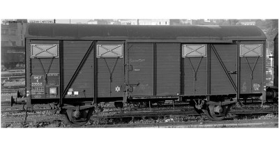 BRAWA Wagon couvert K SNCF ep III Echelle HO