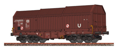 BRAWA wagon a capots télescopiques  GW-S Shimmns-u 708 DB ep V Wagons