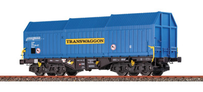 BRAWA wagon à capots télescopiques GW-S Shimmns- DB  ep IV (Transwaggon) Echelle HO