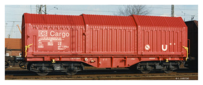 BRAWA wagon a capots télescopiques  GW-S Shimmns-u 708 DB AG ep VI Wagons