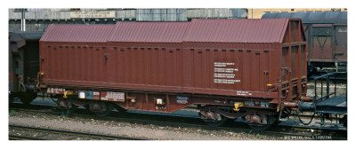 BRAWA wagon à capots télescopiques GW-S Shis- Type 3614BO SNCB ep IV Wagons