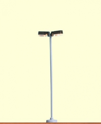 BRAWA Lampadaire de place double Echelle HO