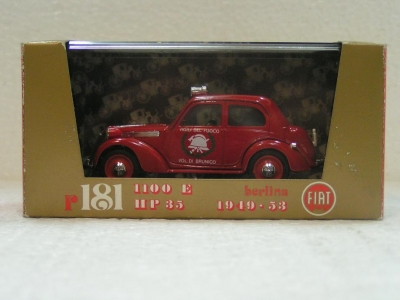 BRUMM Fiat 1100E HP35 1949-53 Vigili del fuoco Diecast models