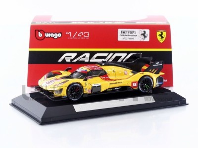 BURAGO Ferrari 499P 3.OL Turbo V6 Team AF Corse n°83 winner le Mans (boite vitrine) Voitures