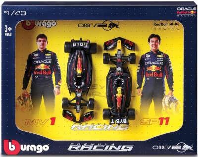 BURAGO RED BULL set de 2 F1  RB20 Team ORACLE RED-BULL About us