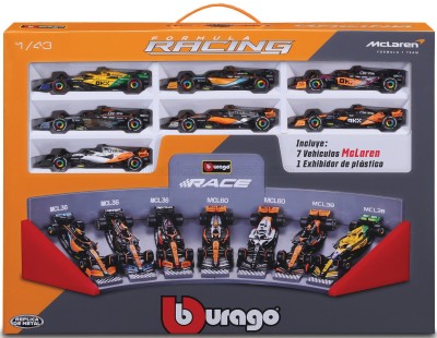 BURAGO TEAM Mac LAREN set F1  7 F1   MCL36 , 60 et 38 Diecast models