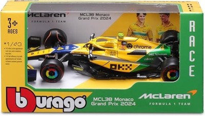 BURAGO F1 2024 Mc Laren MCL38/81 Monaco GP (Senna) Diecast models
