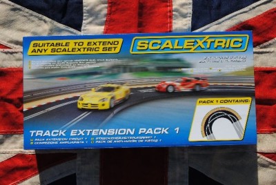 SCALEXTRIC  pack d'extension en courbe avec double croisement pour circuit 1/32 Circuits routiers