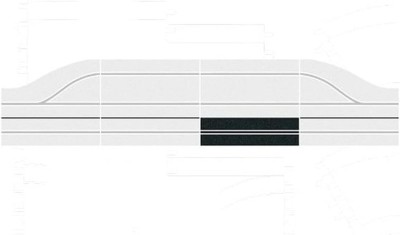 CARRERA  EVOLUTION Digital 124/132 Mono-rail pour extension pit stop Toys