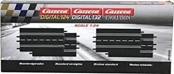 CARRERA EVOLUTION  kit d'extension (4 x droites standard ) Circuits routiers