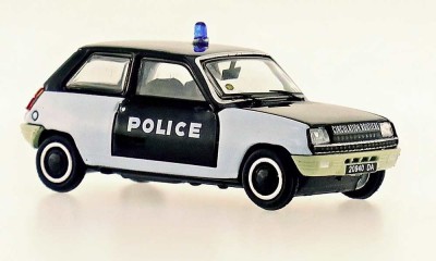 REE Asphalte  Renault 5TL 1972 Police pie Voitures