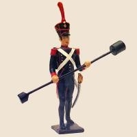 CBG MIGNOT Figurine CBG Artilleur empire portant ecouvillon Military