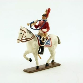 CBG figurine trompette des dragons de Paris (1809) Militaire