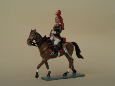 CBG MIGNOT Figurines CBG Cavalier Garde republicaine à cheval musique clairon Militaire