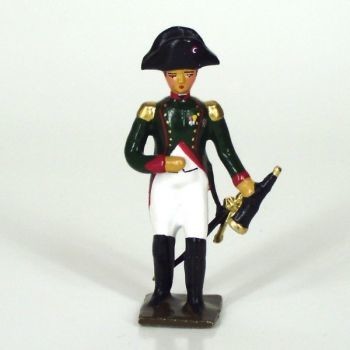 CBG figurine Napoleon 1er (1769-1821) tenant une longue vue Militaire