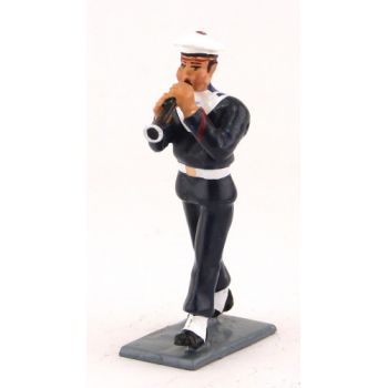 CBG MIGNOT figurine BAGAD de LANN- BIHOUE (tenue bleue) Bombarde Militaire