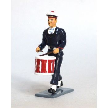 CBG MIGNOT figurine BAGAD de LANN- BIHOUE (tenue bleue) tambour Militaire