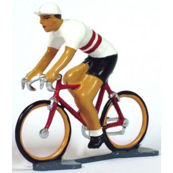CBG MIGNOT cycliste maillot équipe de Bretagne 2 Figurines Plombs