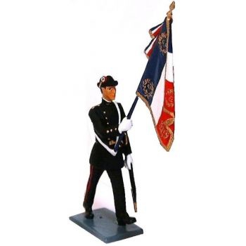 CBG MIGNOT figurine école polytechnique porte-drapeau Figurines Plombs