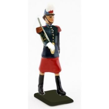 CBG elève 2eme année (femme) avec sabre de l'école de Saint Cyr (Coët-Quidan) Militaire