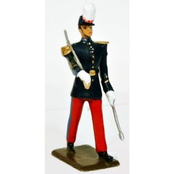 CBG elève 3eme année (homme) avec sabre de l'école de Saint Cyr (Coët-Quidan) Militaire