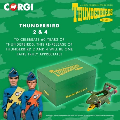 CORGI Thunderbirds F.A.B. Collection - Thunderbirds 2 and 4 (limited edition) News