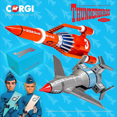 CORGI Thunderbirds F.A.B. Collection - Thunderbirds 1 and 3(limited edition) Diecast models