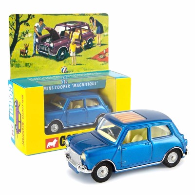CORGI TOYS (série réplica model club) Mini Cooper Magnifique bleu 1/41 n° 334 (limited edition) Diecast models