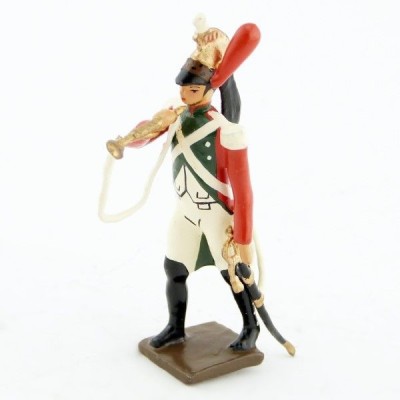 CBG figurine en plomb clairon du 1er régiment de dragons (empire) (dragons rouges) Militaire