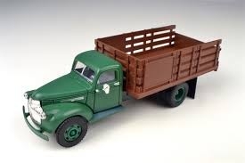 CLASSIC METAL WORKS camion Chevrolet 41/46 Stake Bed truck Brewster green cab Véhicules miniatures