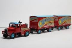 CORGI TOYS Scammel Highwayman with 2 trailers camion Scammel avec 2 remorques 