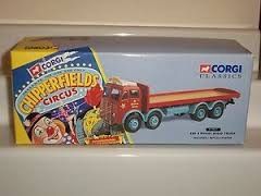 CORGI TOYS ERF 8 wheel rigid truck camion ERF 4 essieux plateau 