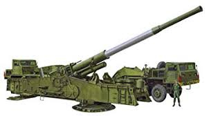 DRAGON plastic kit of US canon M65 atomic annie ,haevy,motorized 280mm (cement and paints not included) Kits and plastic figures