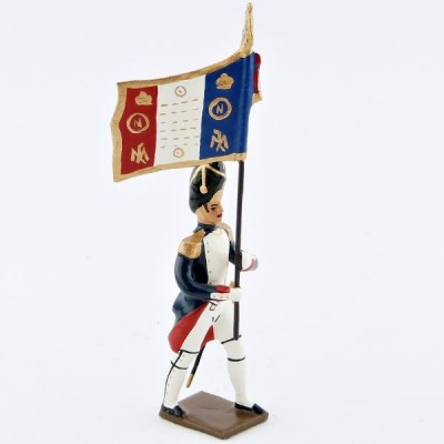 CBG figurine en plomb drapeau des grenadiers de la garde pied gauche en avant (1er empire) Military