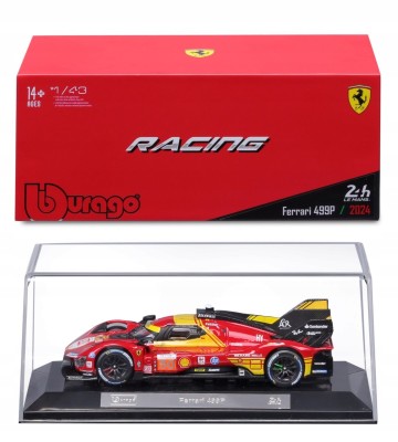 BURAGO Ferrari 499P 3.OL Turbo V6 Team Ferrari AF corse 50 (vainqueur 24h du Mans ) Véhicules miniatures