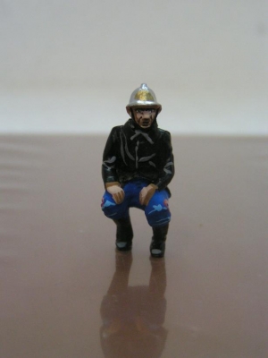 F.F MODELS Pompiers tenue 1970 Figurines Plombs