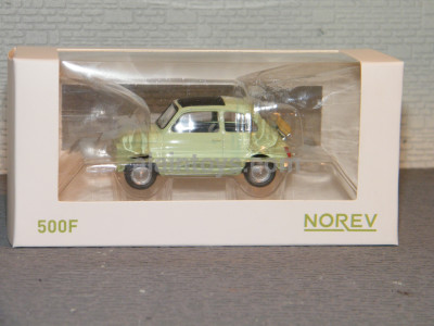 NOREV Fiat 500F 1965 vert clair (jet-car) Véhicules miniatures