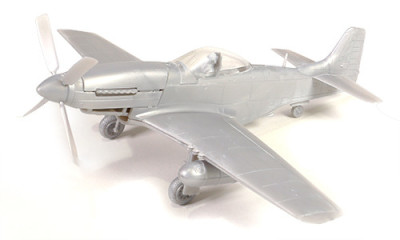 FORCE OF VALOR  US P-51D Mustang january 1945 (plastic kit cement and paints not included) Kits and landscapes