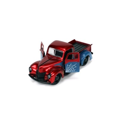 JADA diecast car 1/32 Ford pick-up w/SPIDERMAN Figure MARVEL 1941 Diecast models