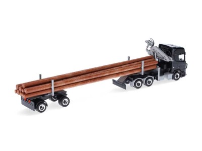 HERPA camion Scania CR20 HD transport de long grumes de bois 