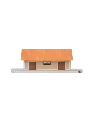 AZAR MODELS Halle marchandises EST (Neuvy) (kit à construire en carton laser cut) Trains