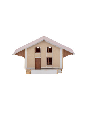 AZAR MODELS Halle marchandises EST (Neuvy) (kit à construire en carton laser cut) Trains