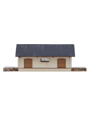 AZAR MODELS Halle marchandises OUEST (Ingrandes) (kit à construire en carton laser cut) Trains