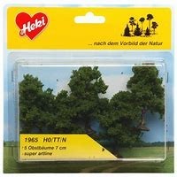 HEKI  5 arbres fruitiers hauteur 7cm Decorations and landscapes