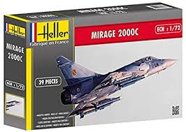 HELLER plastic kit  Plane Dassault Mirage 2000C  (cement and paints not included) Kits and landscapes