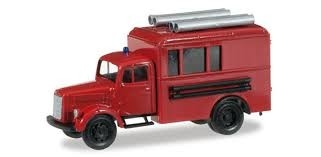 HERPA  camion de pompier Mercedes benz Koffer LKW 