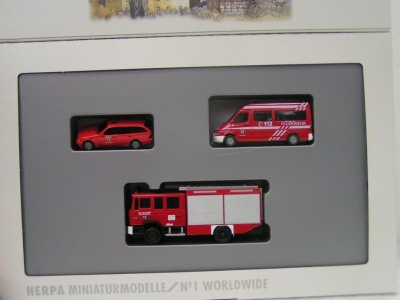 HERPA Coffret 25 ans des pompiers de Dietenhofen Véhicules miniatures