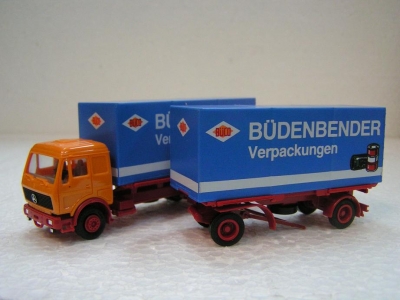 HERPA camion Mercedes-Benz Budenbender Diecast models